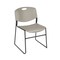 Cain Cain Round Table & Chair Set, Wood, Metal, Polypropylene Top, Grey TB30RNDGY44GY - alternate 4